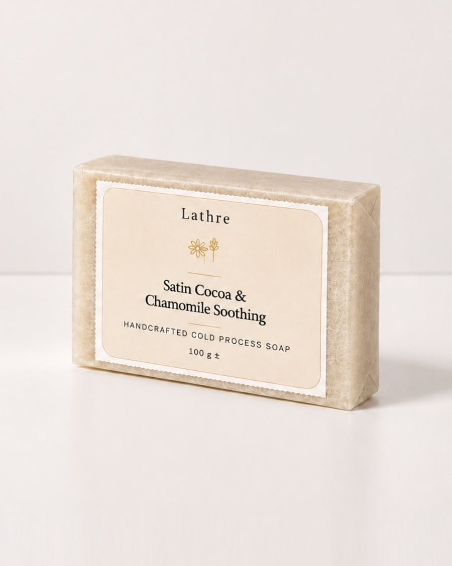 Satin Cocoa & Chamomile Soothing soap bar